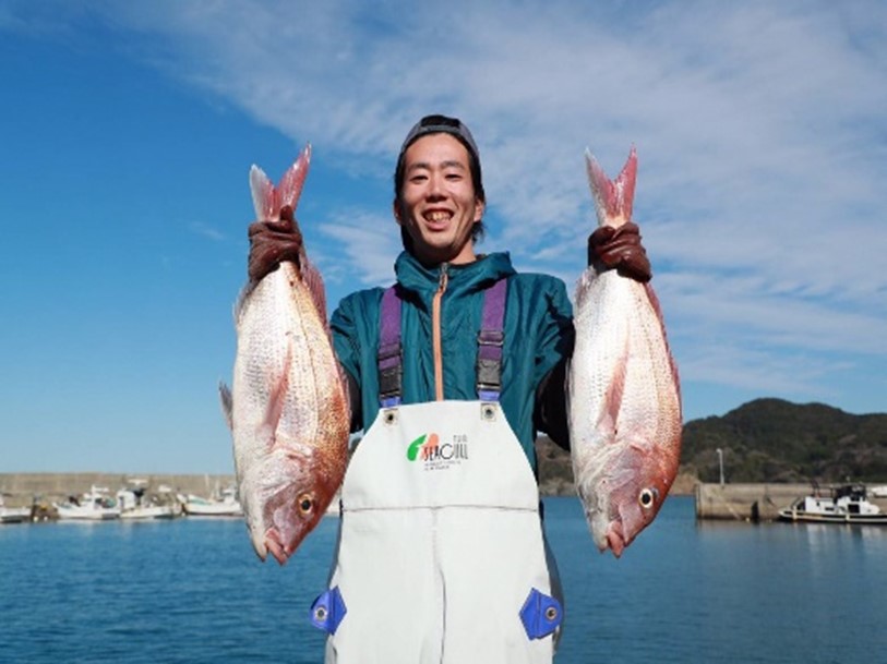 小型底引き網（手繰網）漁、一本釣りKさん